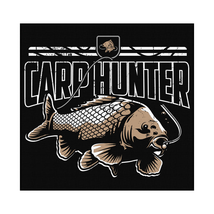 Carp Hunter Leinwand | Wandbild Karpfen Angler Fishing Angeln Deko | M1