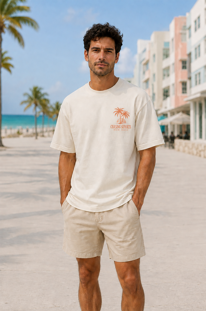 Chasing Sunsets T-Shirt | Miami Beach