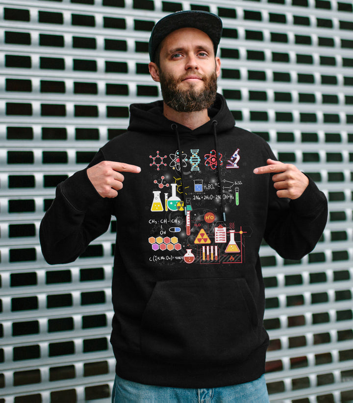 Chemiker Kapuzenpullover | Chemie Physik Wissenschaft Mathematik Mathe | M1