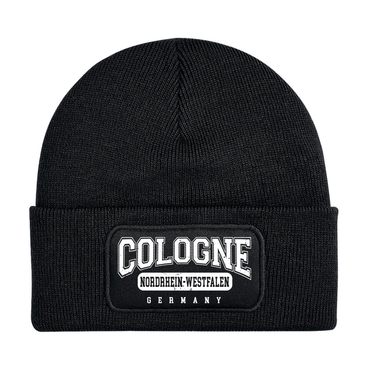 College City Cologne Mütze | Köln Wintermütze | Patch Beanie