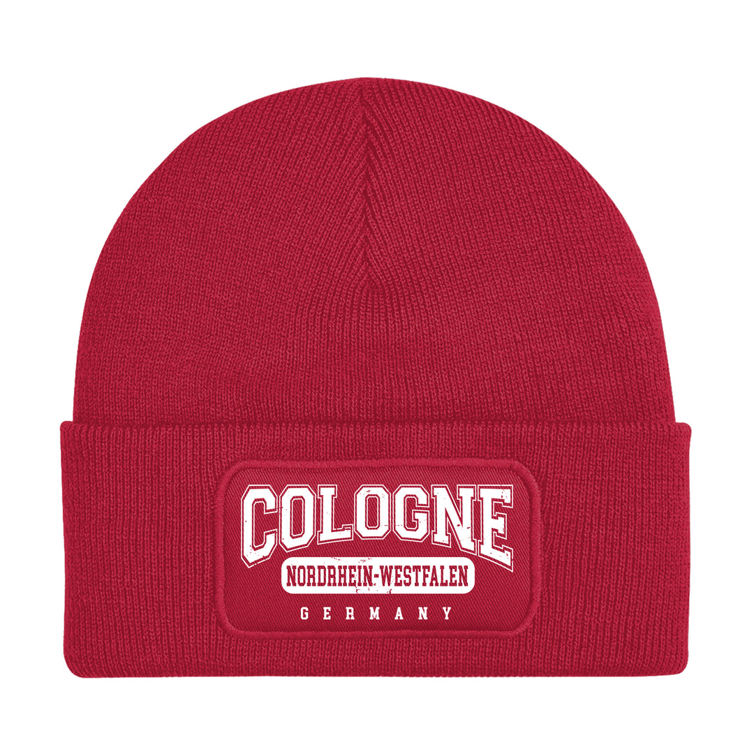 College City Cologne Mütze | Köln Wintermütze | Patch Beanie