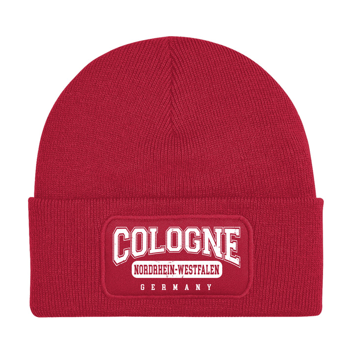 College City Cologne Mütze | Köln Wintermütze | Patch Beanie