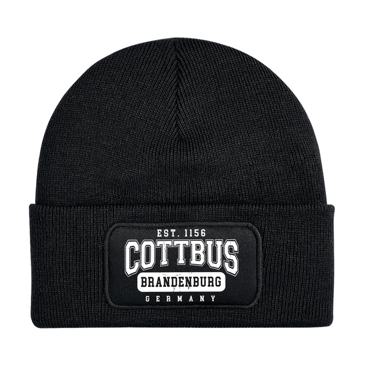 College City Cottbus Mütze | Brandenburg Wintermütze | Patch Beanie