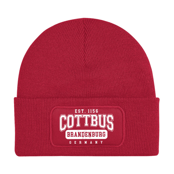 College City Cottbus Mütze | Brandenburg Wintermütze | Patch Beanie