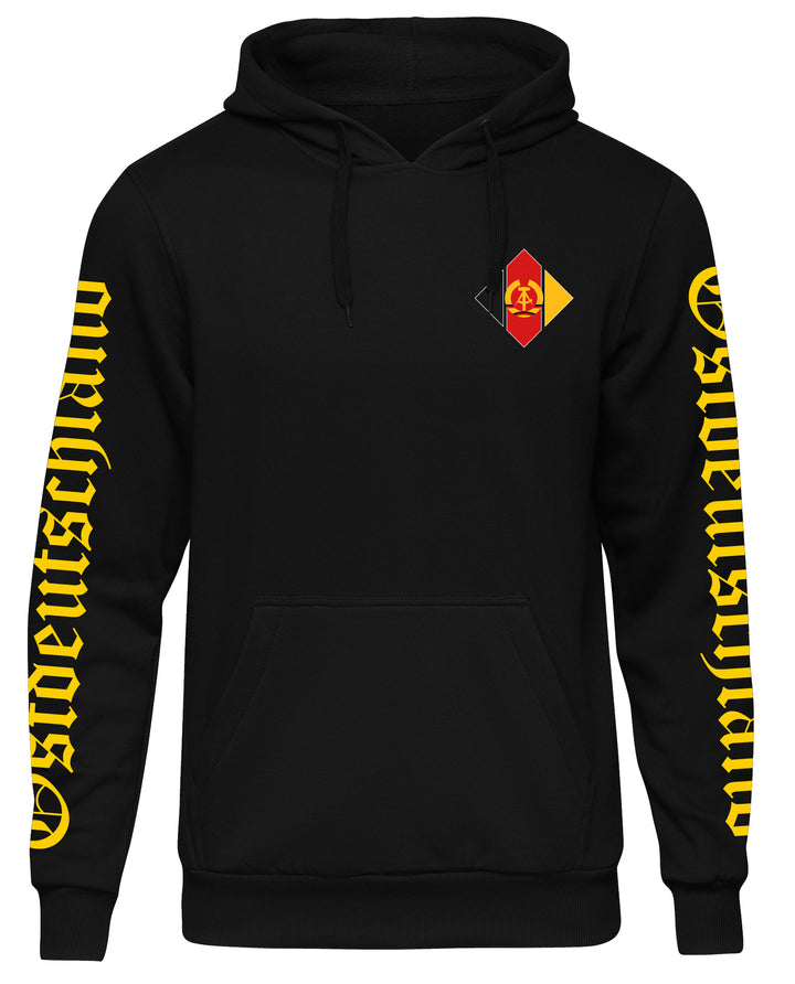 DDR Kapuzenpullover | Ostdeutschland Simson Trabant | M5 Ärmeldruck