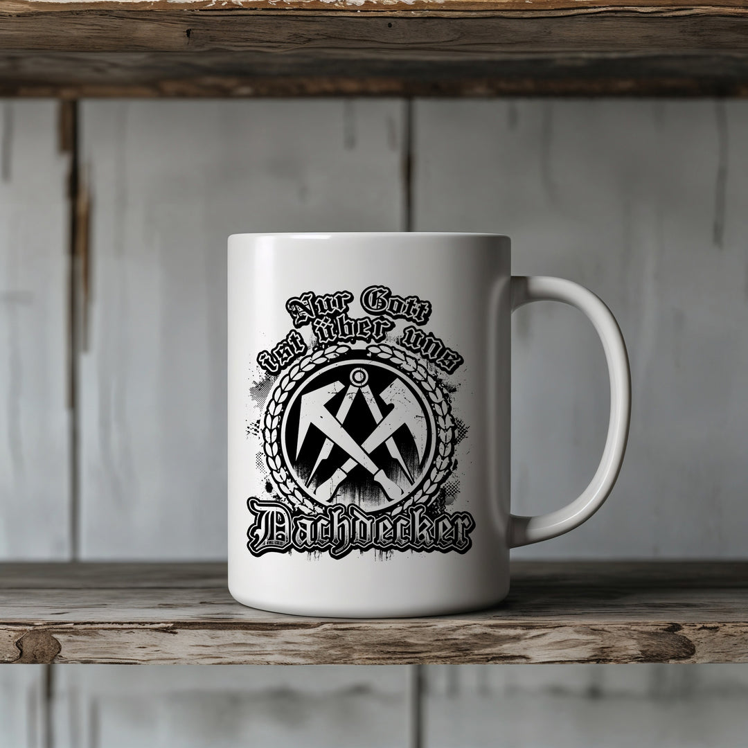 Dachdecker Tasse | Kaffeetasse Kaffeebecher Dachdecker Handwerker Beruf Geschenk | M3