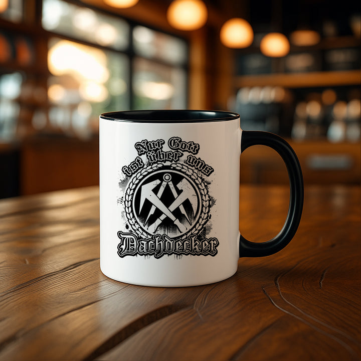Dachdecker Tasse | Kaffeetasse Kaffeebecher Dachdecker Handwerker Beruf Geschenk | M3