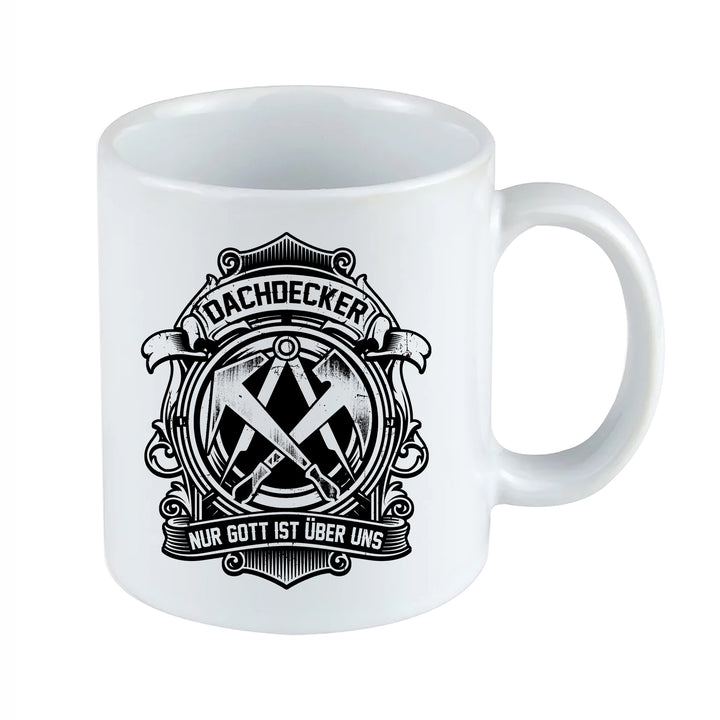 Dachdecker Tasse | Kaffeetasse Kaffeebecher Dachdecker Handwerker Beruf Geschenk | M4