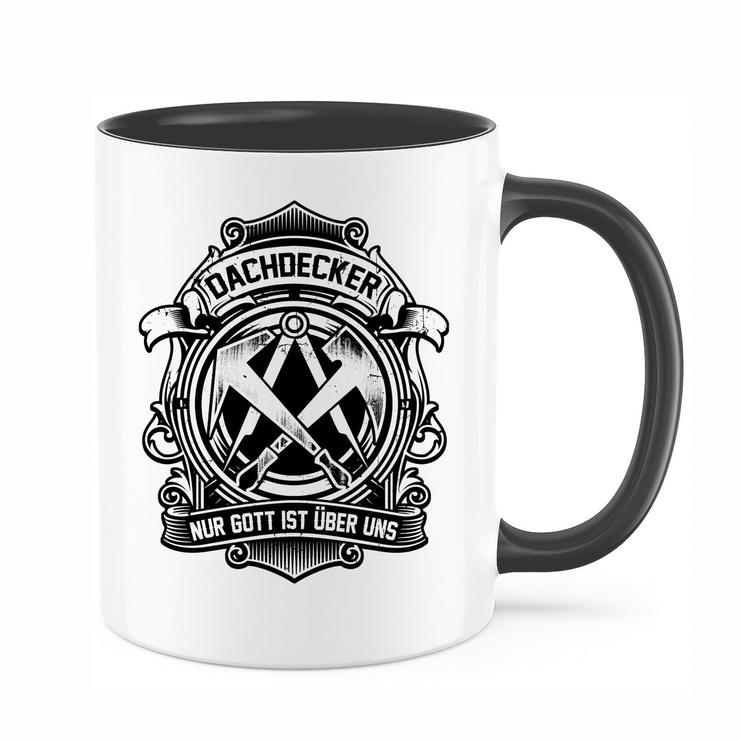 Dachdecker Tasse | Kaffeetasse Kaffeebecher Dachdecker Handwerker Beruf Geschenk | M4