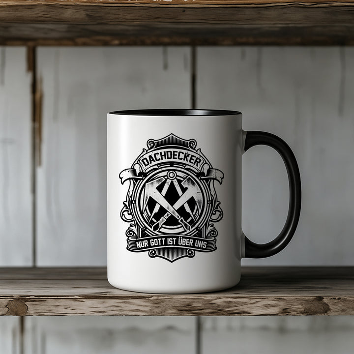 Dachdecker Tasse | Kaffeetasse Kaffeebecher Dachdecker Handwerker Beruf Geschenk | M4