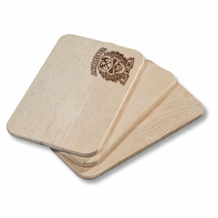 Dachdecker Schneidebrett | Frühstücksbrettchen mit Gravur Handwerk Holzbrett Küchenbrett | M5
