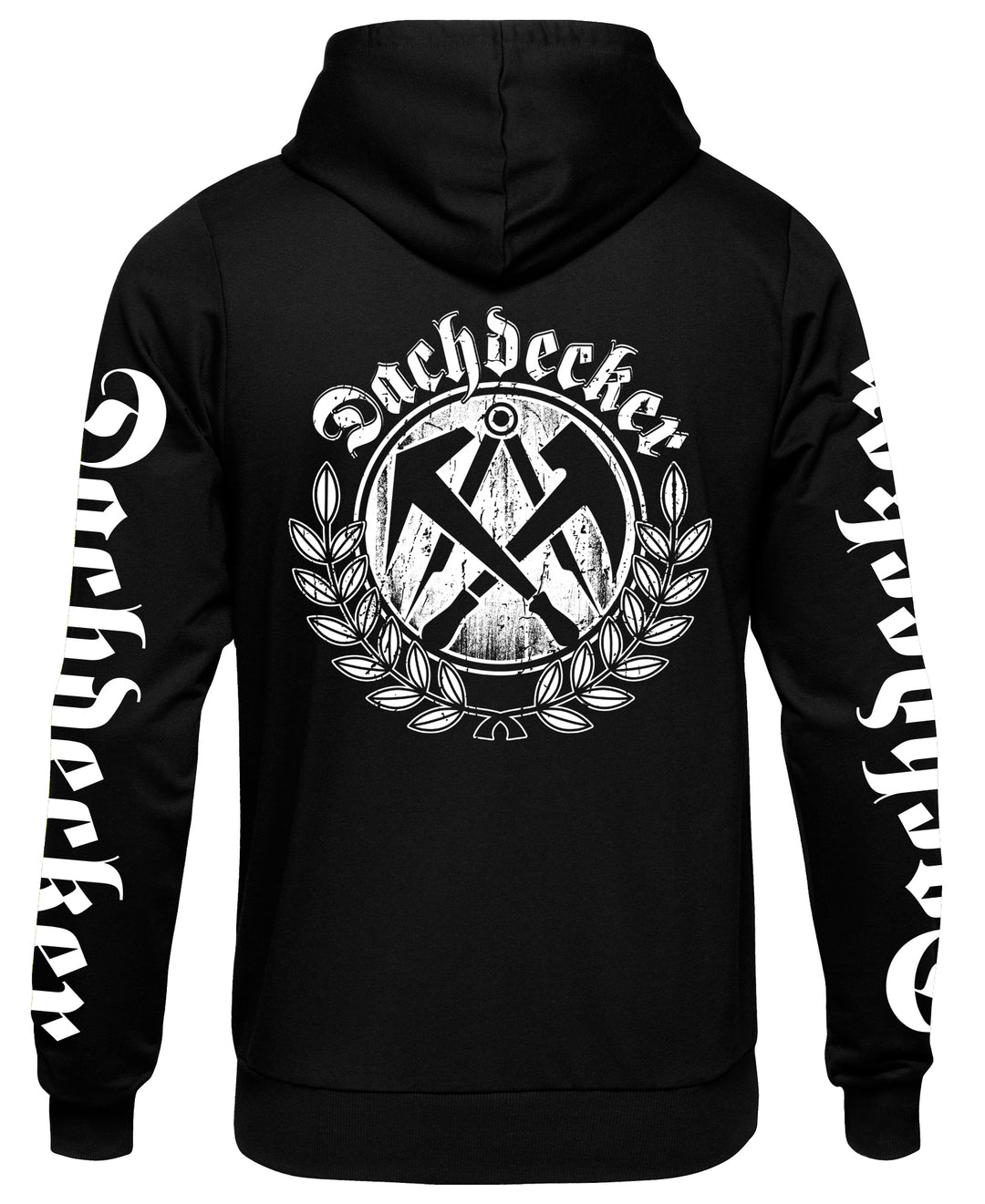 Dachdecker Kapuzenpullover | Zunft Hoodie Handwerk | M7 Ärmeldruck