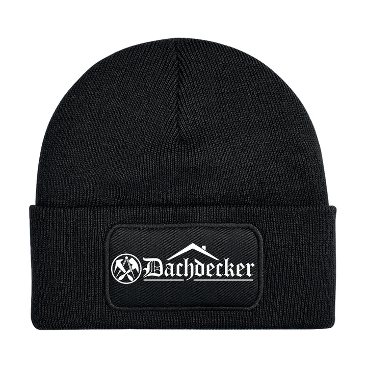 Dachdecker Mütze | Handwerk Bau Zunft Wintermütze | Patch Beanie