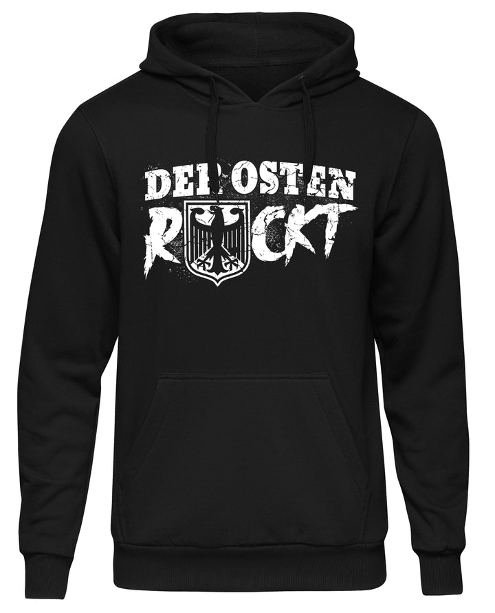 Der Osten rockt Kapuzenpullover | Deutschland Ostdeutschland Hoodie DDR