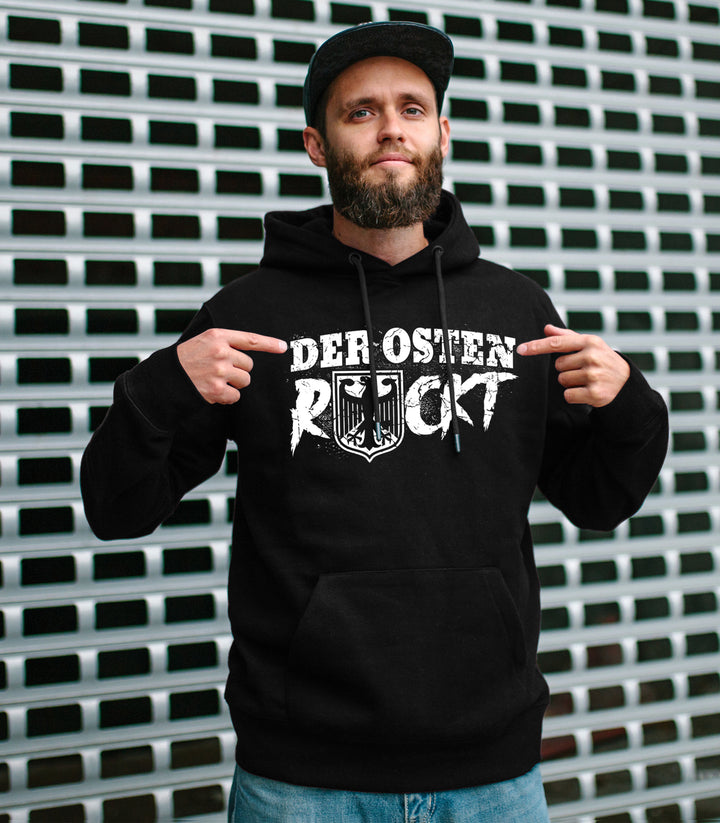 Der Osten rockt Kapuzenpullover | Deutschland Ostdeutschland Hoodie DDR