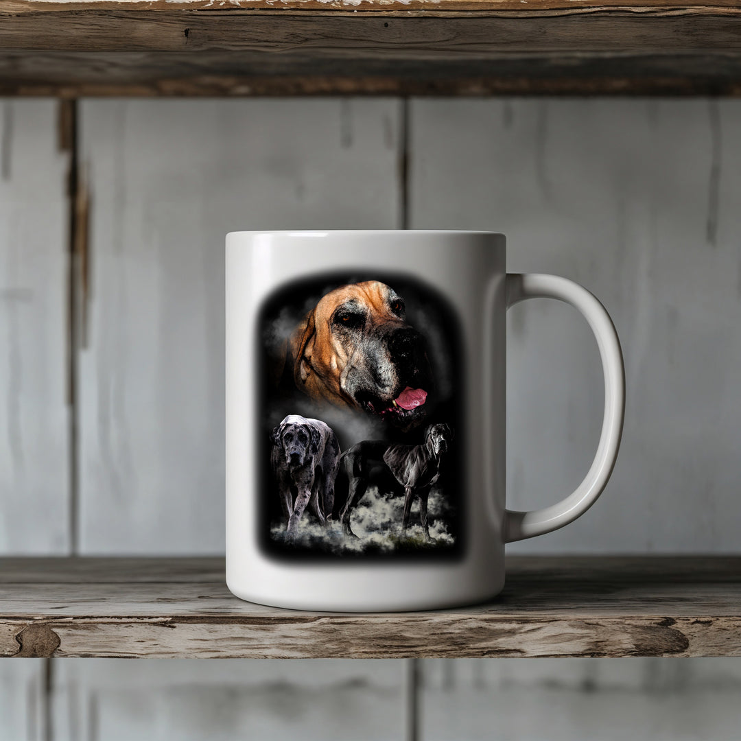 Deutsche Dogge Tasse | Kaffeetasse & Kaffeebecher mit Hunde Hundetasse Hundefreunde