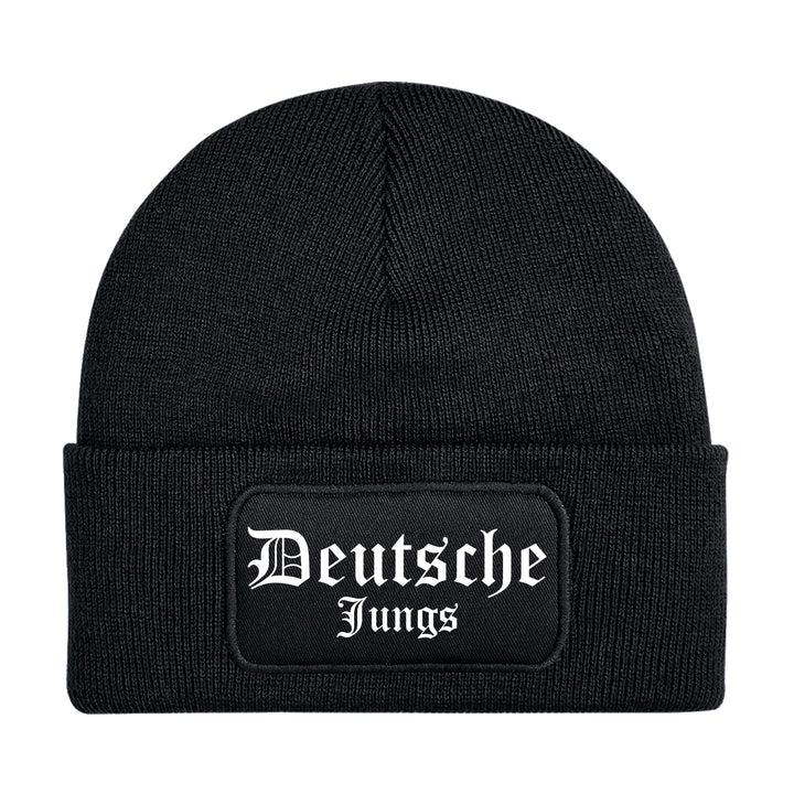 Deutsche Jungs Mütze | Wintermütze Ostdeutschland | Patch Beanie