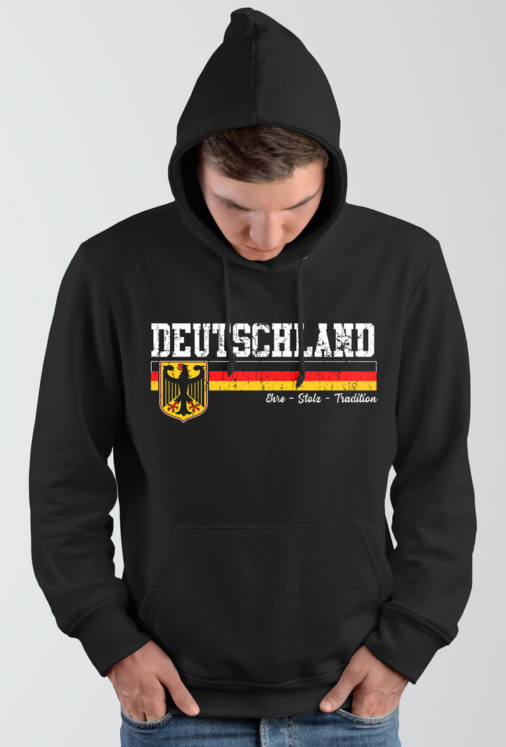 Deutschland Kapuzenpullover | Deutscher Fanartikel Hoodie German Pullover | M14