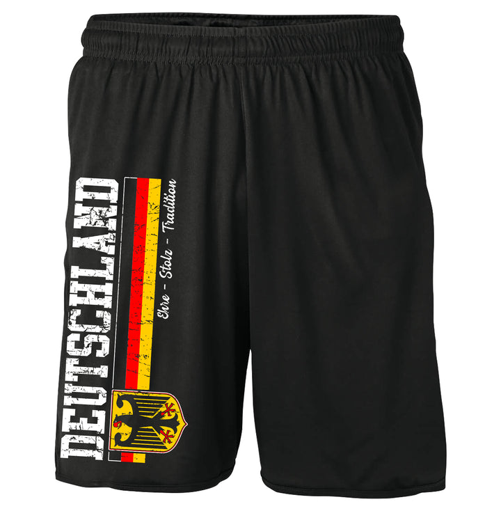 Deutschland Shorts | Kurze Hose Fanartikel Deutschlandfan German | M14