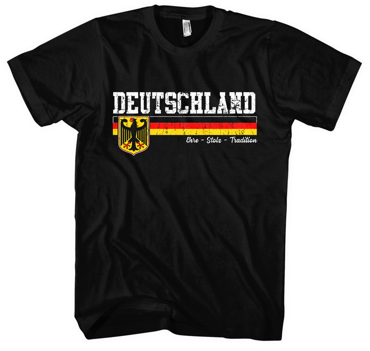 Deutschland T-Shirt | Deutscher Adler Fanartikel German Fußball | M14