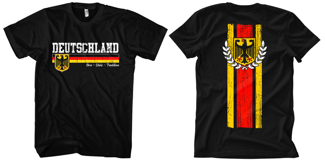 Deutschland T-Shirt | Deutscher Adler Fanartikel German Fußball | M14