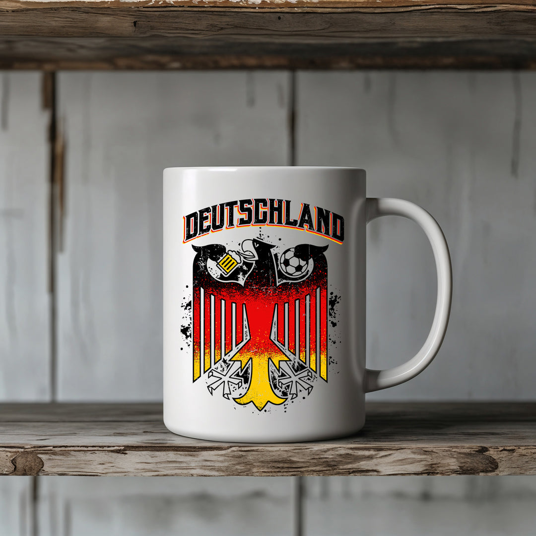 Deutschland Tasse | Kaffeetasse Sport Germany Kaffeebecher für Fans | M7