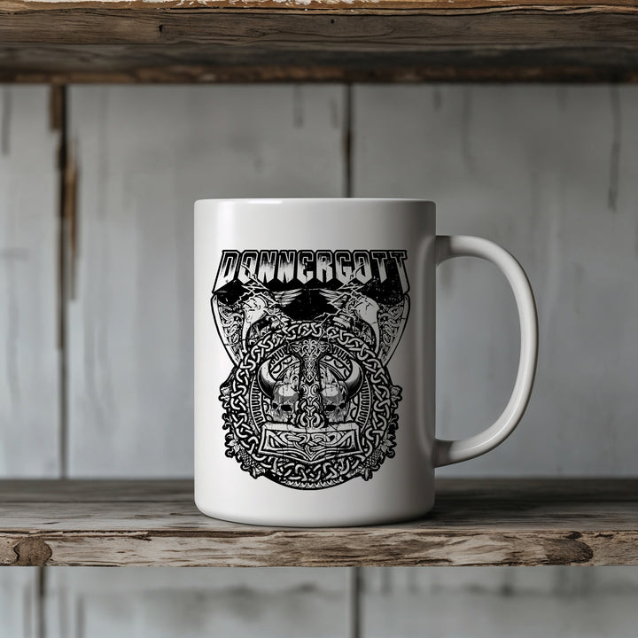 Donnergott Tasse | Kaffeetasse Kaffeebecher Wikinger Nordische Mythologie Geschenk