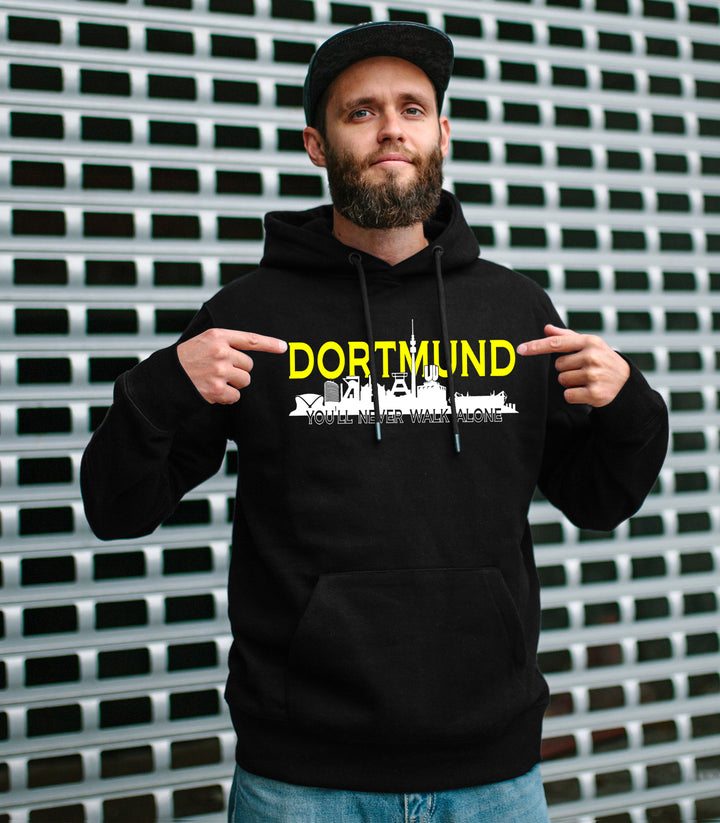 Dortmund Skyline Kapuzenpullover | Ruhrgebiet Hoodie Stadt Pullover Geschenk