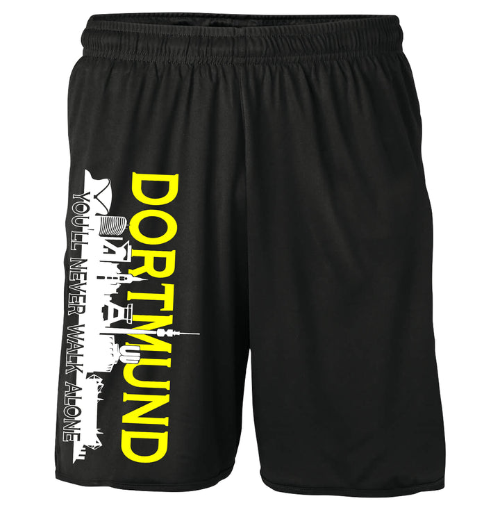 Dortmund Skyline Shorts | Sportliche Sommerhose für Fußballfans