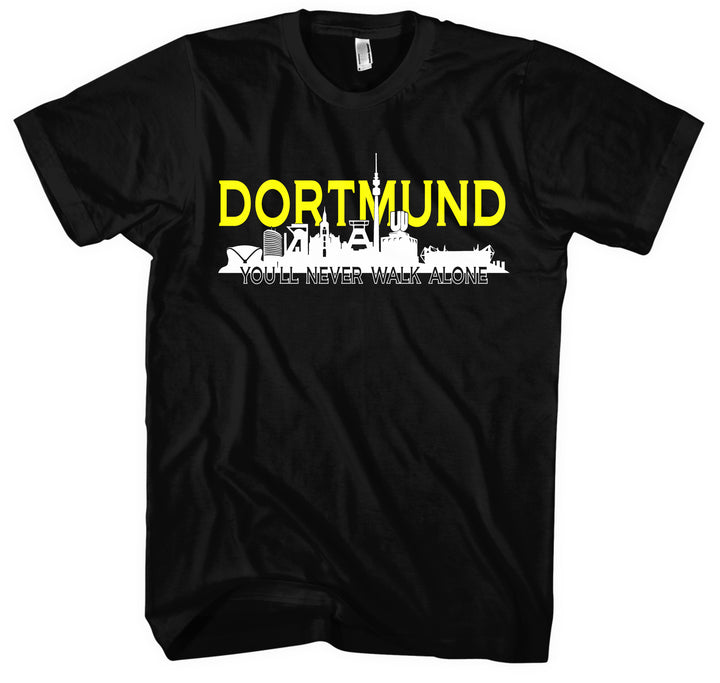 Dortmund Skyline T-Shirt | Ruhrpott Stadt Skyline Fan Geschenk Shirt
