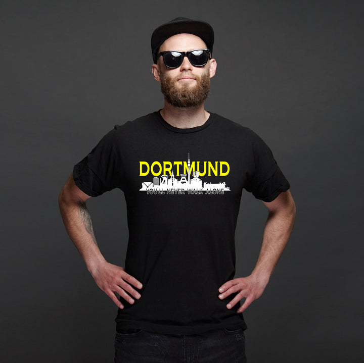 Dortmund Skyline T-Shirt | Ruhrpott Stadt Skyline Fan Geschenk Shirt