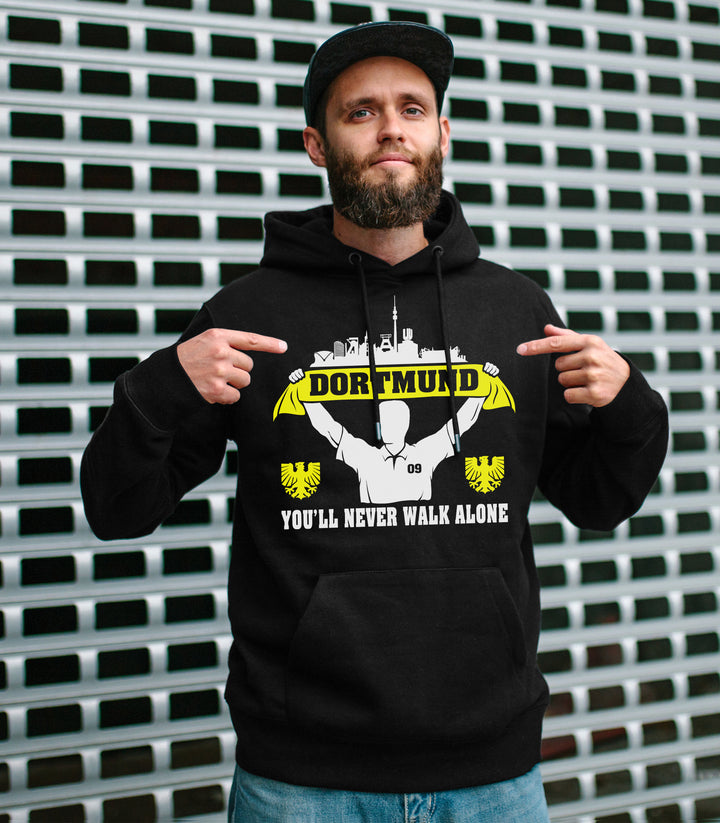 Dortmund Support Kapuzenpullover | Skyline Fussball Ruhrpott Fanartikel