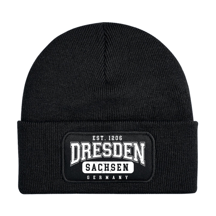 College City Dresden Mütze | Sachsen Wintermütze | Patch Beanie
