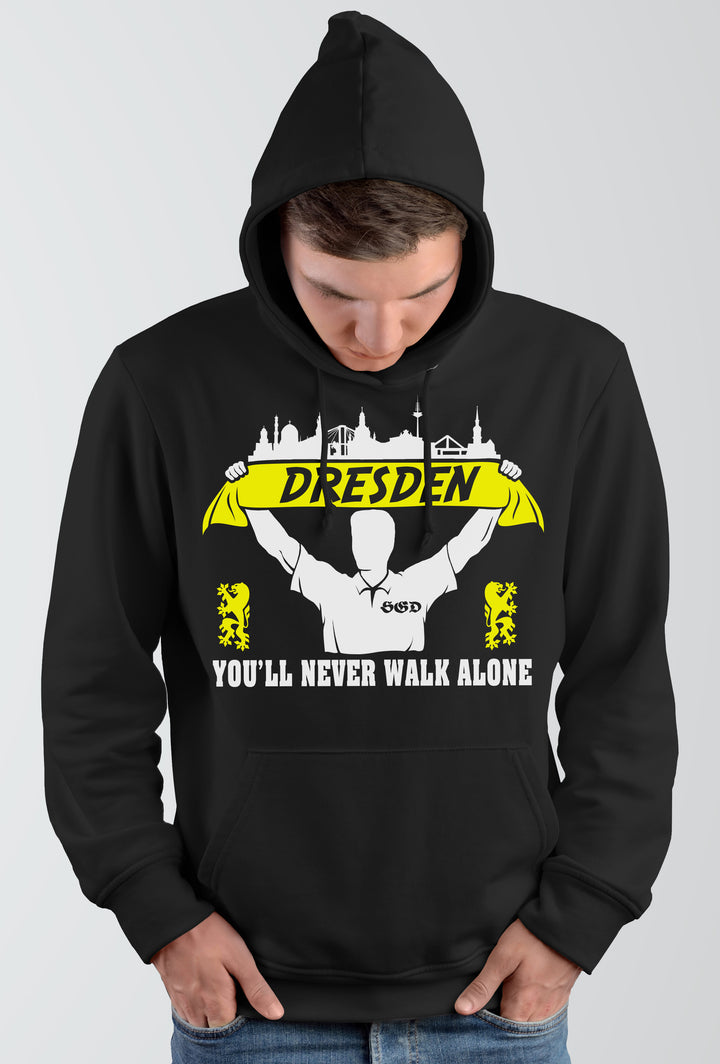Dresden Support Kapuzenpullover | Skyline Fussball City Fanartikel