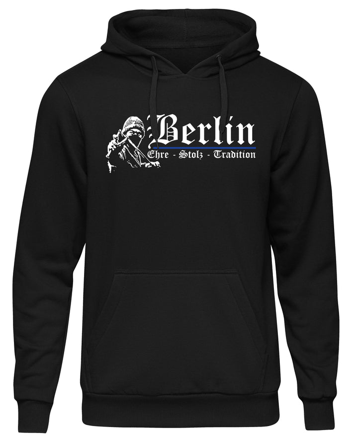 Berlin Ehre und Stolz Kapuzenpullover | Fanartikel Hoodie Stadt Sport | M1