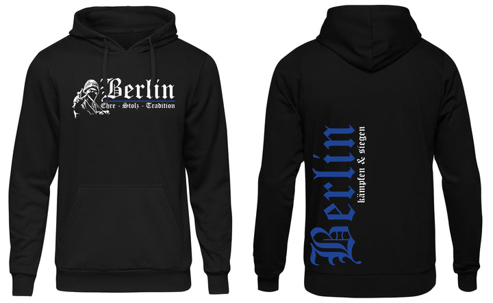 Berlin Ehre und Stolz Kapuzenpullover | Fanartikel Hoodie Stadt Sport | M1