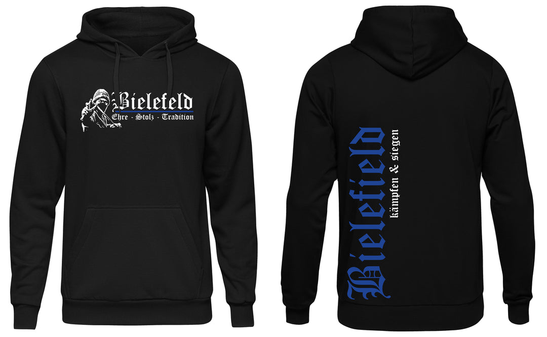 Bielefeld Ehre und Stolz Kapuzenpullover | Fanartikel Hoodie Stadt Sport | M1