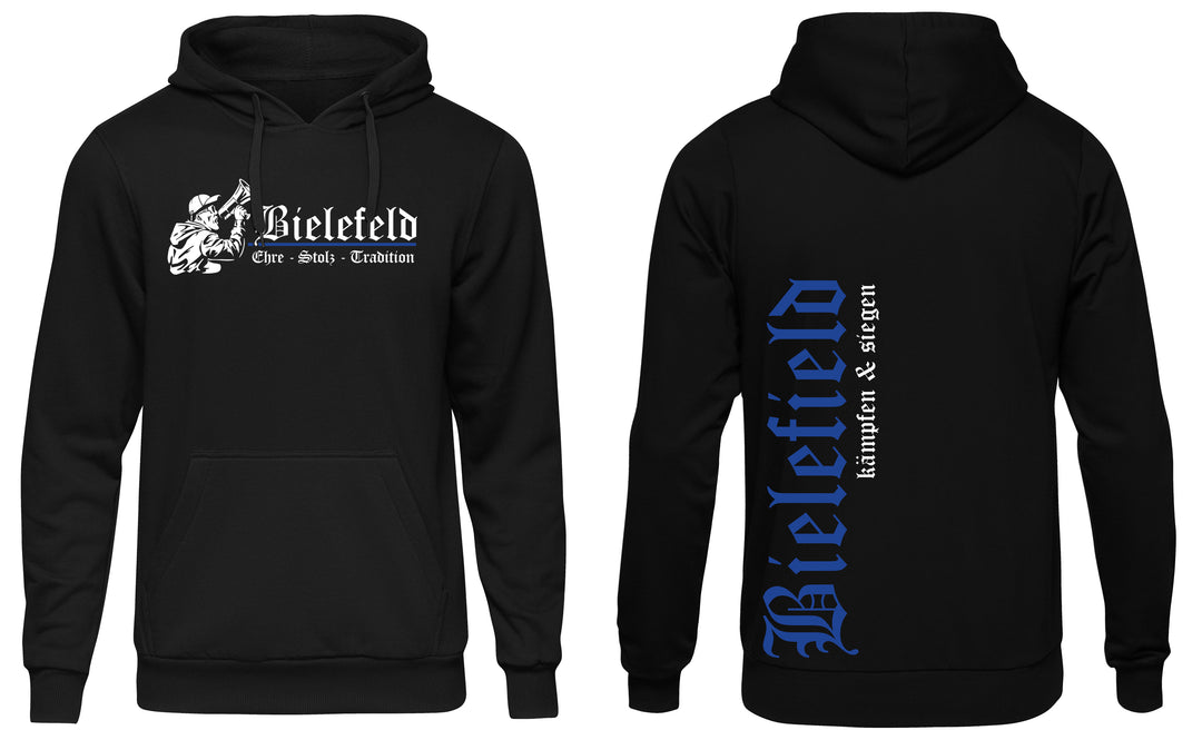 Bielefeld Ehre und Stolz Kapuzenpullover | Fanartikel Hoodie Stadt Sport | M3