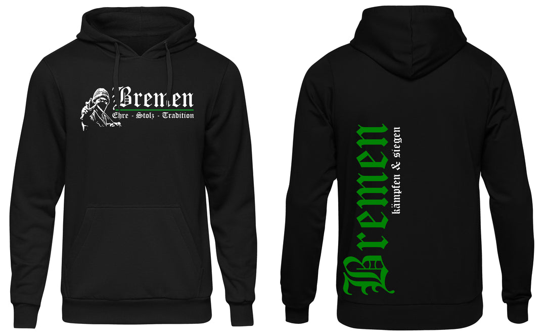 Bremen Ehre und Stolz Kapuzenpullover | Fanartikel Hoodie Stadt | M1