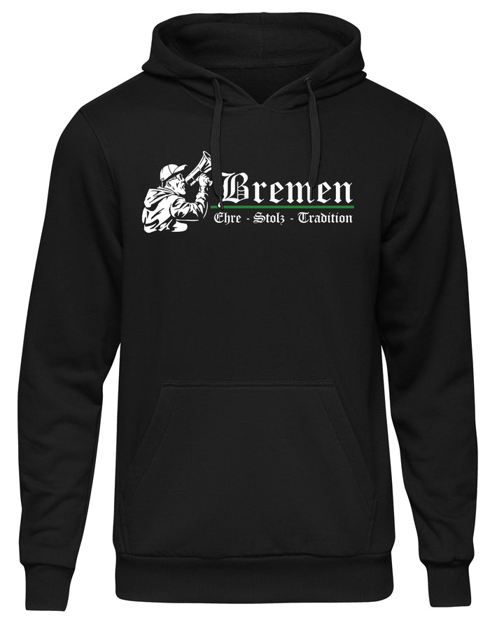 Bremen Ehre und Stolz Kapuzenpullover | Fanartikel Hoodie Stadt | M3