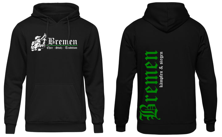 Bremen Ehre und Stolz Kapuzenpullover | Fanartikel Hoodie Stadt | M3