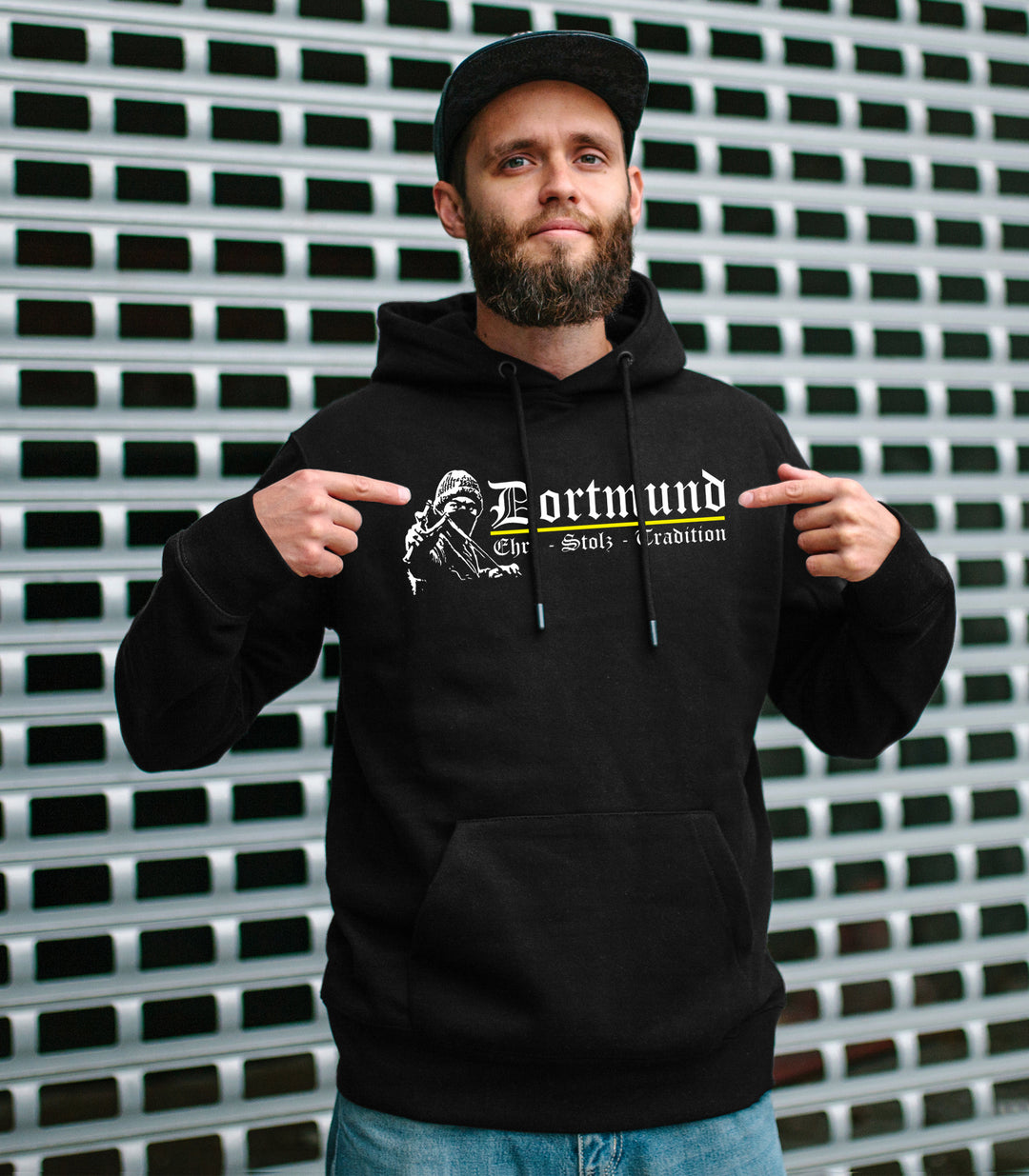 Dortmund Ehre und Stolz Herren Kapuzenpullover | Sport Ruhrpott Hoodie | M1
