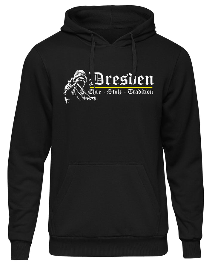 Dresden Ehre und Stolz Kapuzenpullover | Sport Skyline Sachsen Hoodie | M1