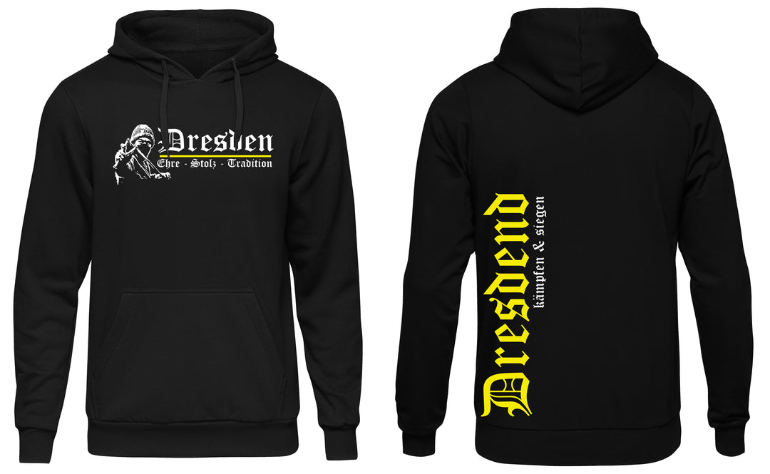 Dresden Ehre und Stolz Kapuzenpullover | Sport Skyline Sachsen Hoodie | M1
