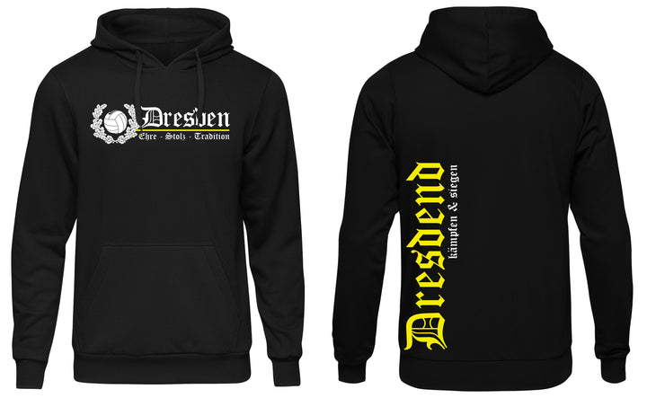 Dresden Ehre und Stolz Kapuzenpullover | Sport Skyline Sachsen Hoodie | M2