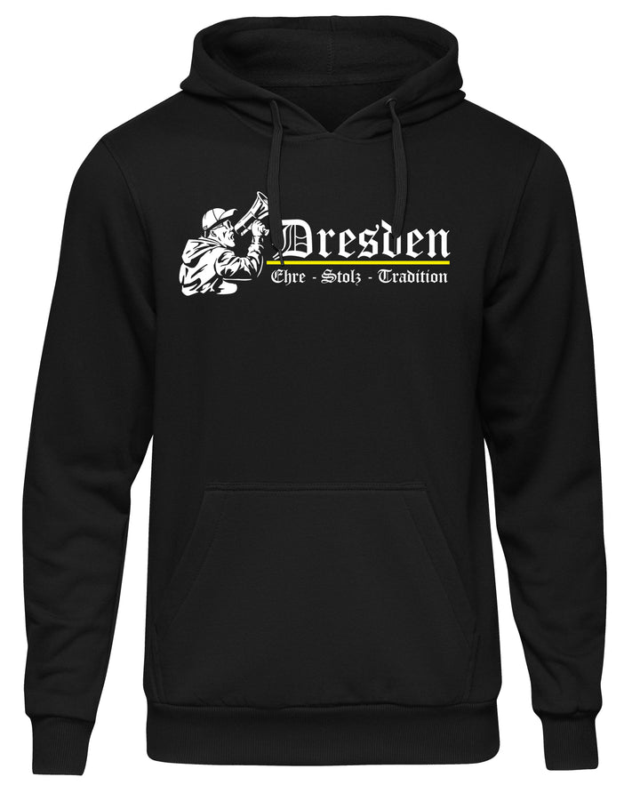 Dresden Ehre und Stolz Kapuzenpullover | Sport Skyline Sachsen Hoodie | M3
