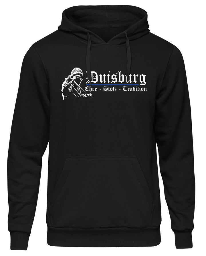 Duisburg Ehre und Stolz Kapuzenpullover | Skyline Ruhrpott Hoodie | M1