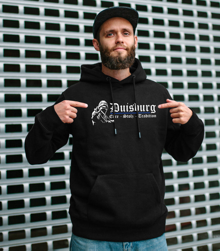Duisburg Ehre und Stolz Kapuzenpullover | Skyline Ruhrpott Hoodie | M1