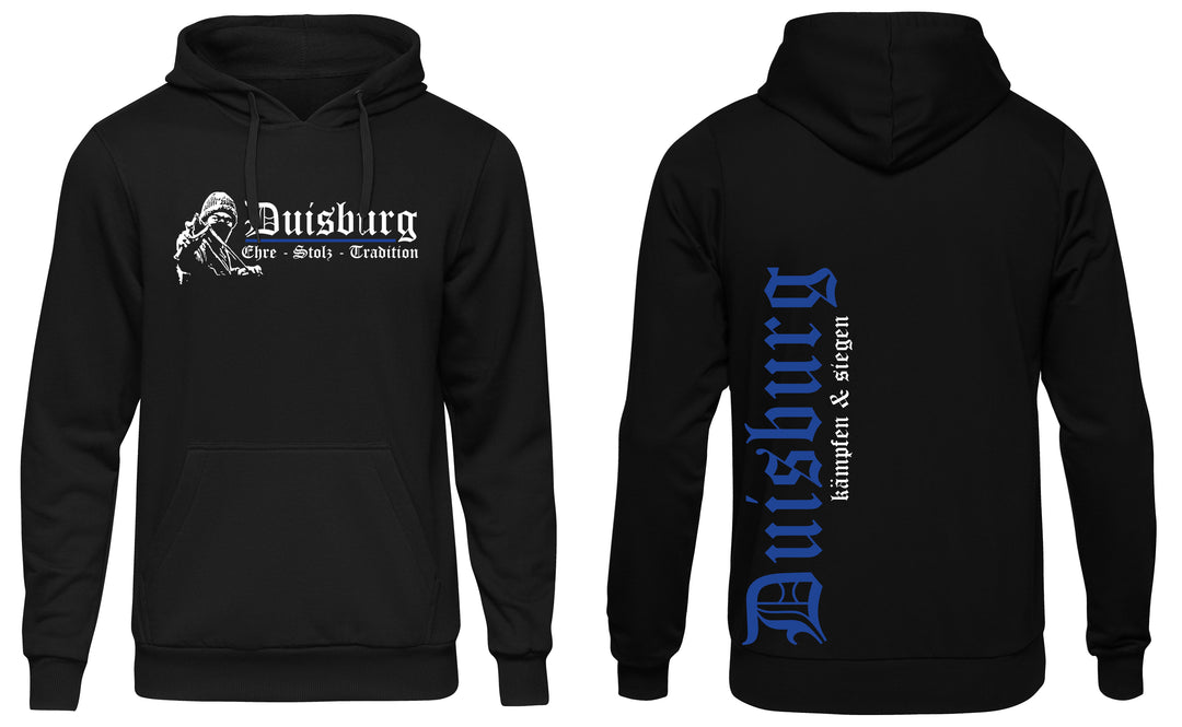 Duisburg Ehre und Stolz Kapuzenpullover | Skyline Ruhrpott Hoodie | M1