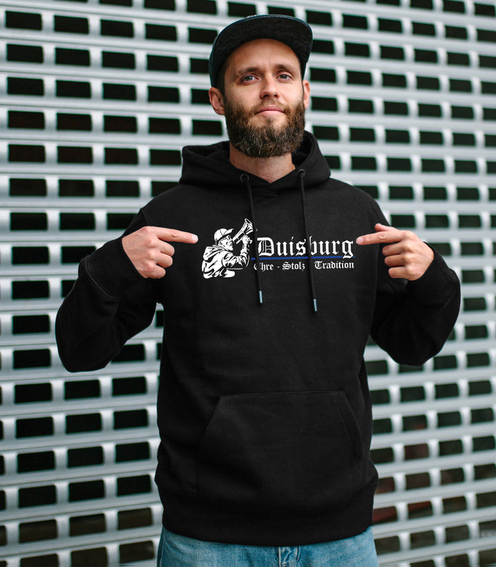 Duisburg Ehre und Stolz Kapuzenpullover | Skyline Ruhrpott Hoodie | M3